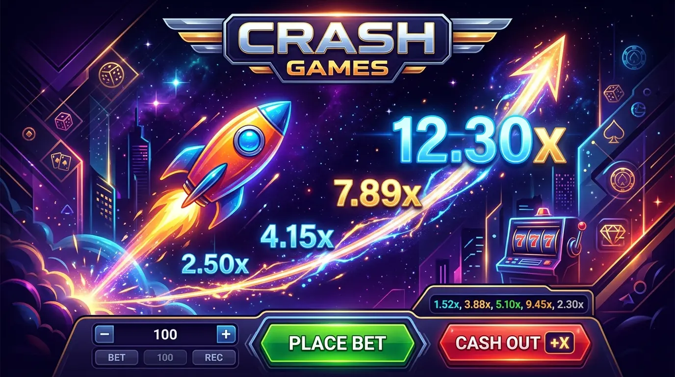 Crashspil hos Rod25 casino